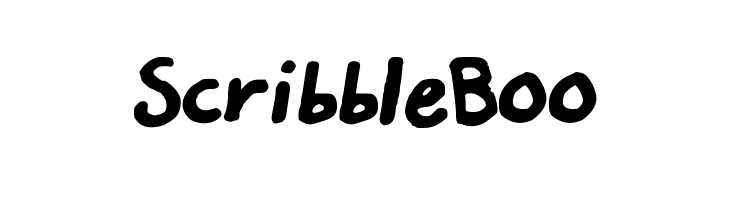 Scribble_Boo  フリーフォントのダウンロード