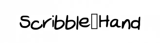 Scribble_Hand  Free Fonts Download