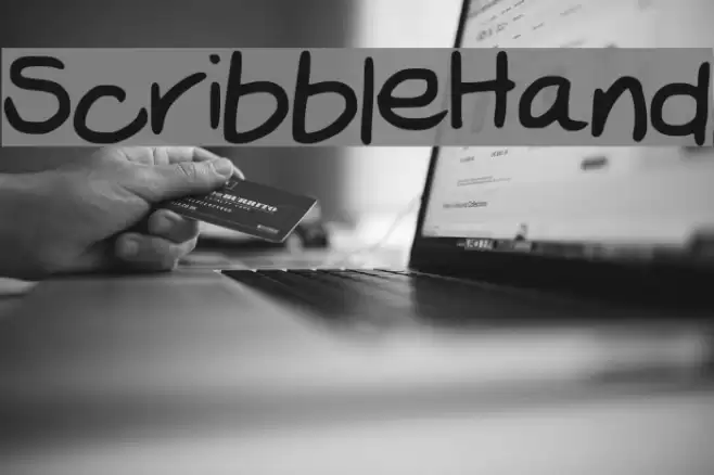 Scribble_Hand Font examples