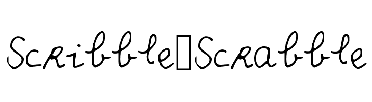 Scribble_Scrabble  baixar fontes gratis