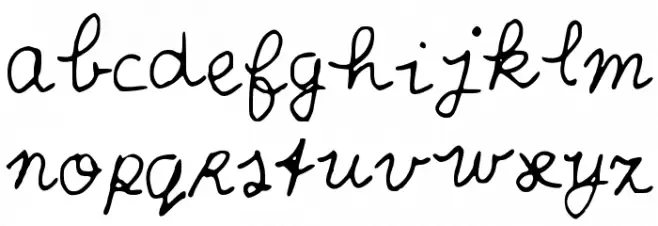 Scribble_Scrabble Fonte MINÚSCULAS