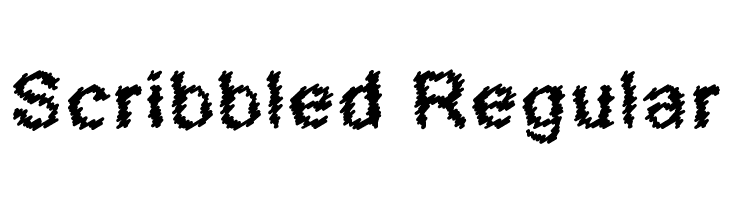 Scribbled Regular Font