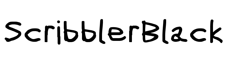 Scribbler Black  नि: शुल्क फ़ॉन्ट्स डाउनलोड