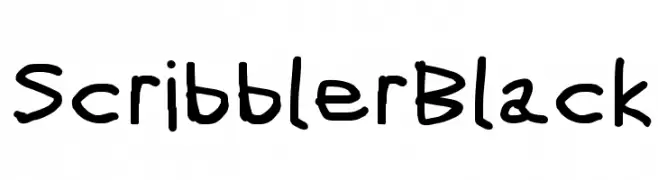 Scribbler Black  baixar fontes gratis