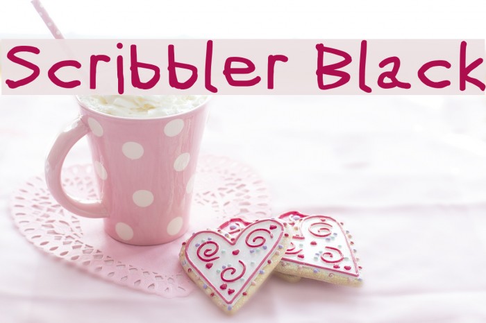 Scribbler Black Font examples