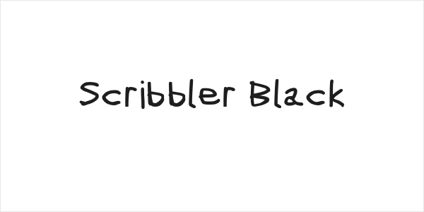 Scribbler Black Logo