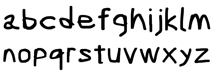 Scribbler Black Font LOWERCASE