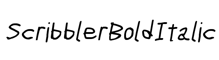 Scribbler Bold Italic  नि: शुल्क फ़ॉन्ट्स डाउनलोड