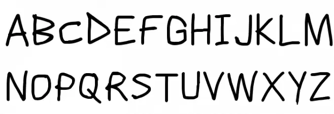 Scribbler Bold Polices MAJUSCULES