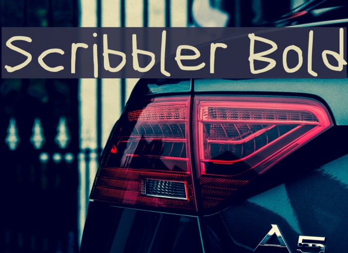 Scribbler Bold Font examples