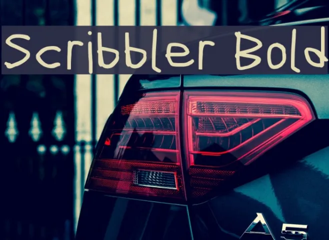 Scribbler Bold Example 2
