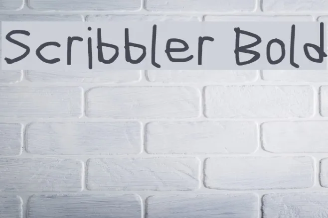 Scribbler Bold Example 3