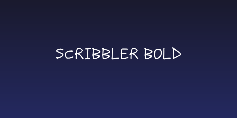 Scribbler Bold Social Header