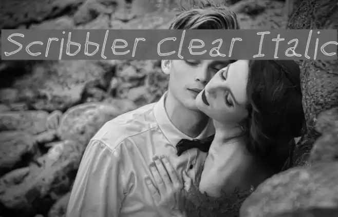 Scribbler Clear Italic examples