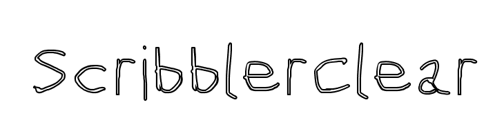 Scribbler Clear  नि: शुल्क फ़ॉन्ट्स डाउनलोड
