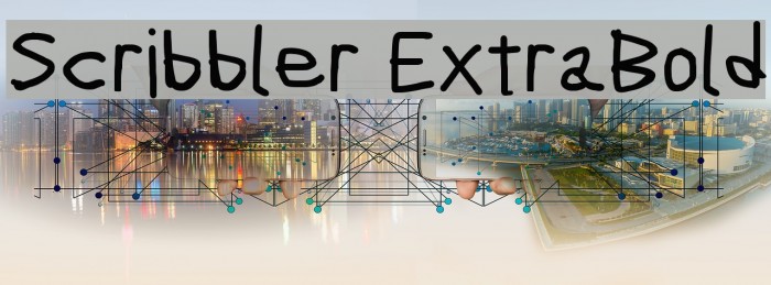 Scribbler ExtraBold Font examples