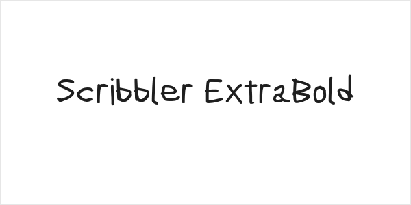 Scribbler ExtraBold Logo