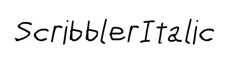 Scribbler Italic  नि: शुल्क फ़ॉन्ट्स डाउनलोड