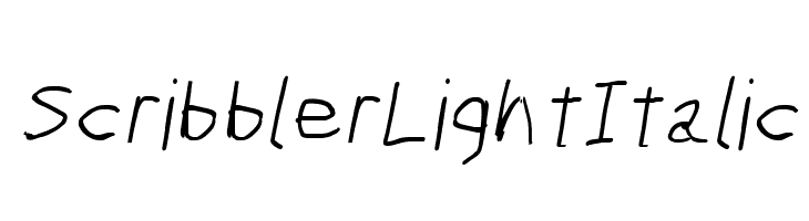 Top Fonts On Ffonts Net Like Scribbler Light Italic Stormni