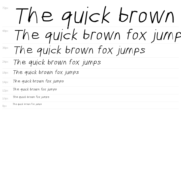 Scribbler Light Italic Waterfall