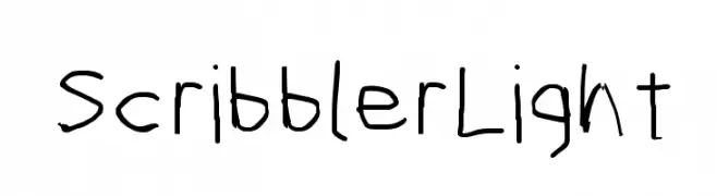 Scribbler Light  Frei Schriftart Herunterladen