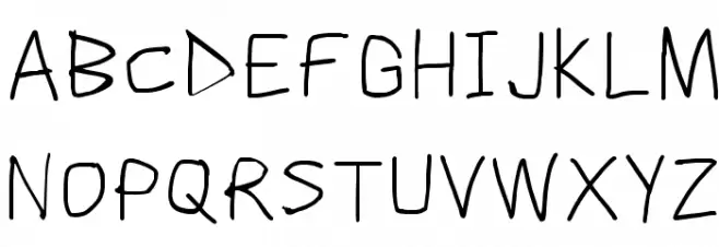 Scribbler Light خط أحرف كبيرة