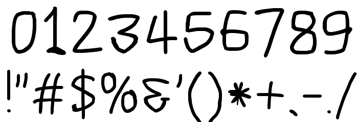 Scribbler Font OTHER CHARS