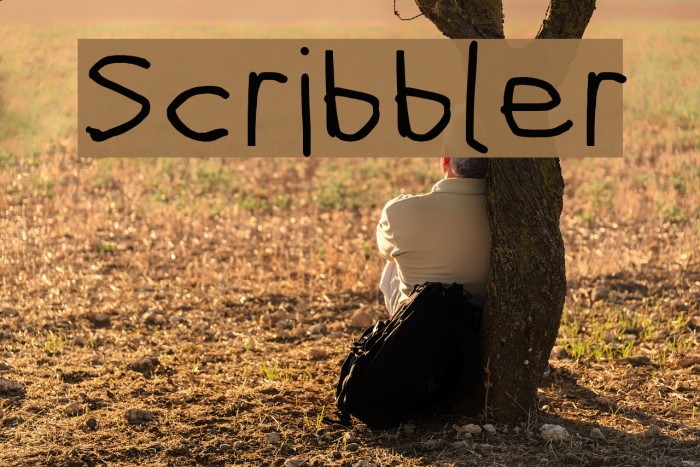 Scribbler Font examples