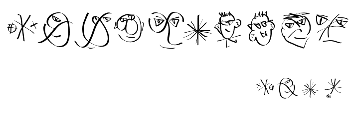 ScribblesCalligraphique Font OTHER CHARS