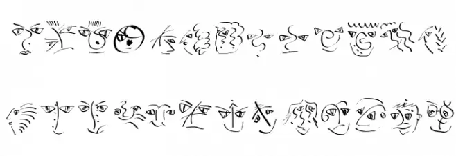 ScribblesCalligraphique Fonte MAIÚSCULAS