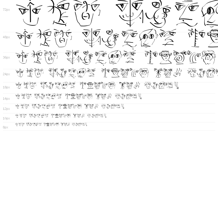 ScribblesCalligraphique Waterfall