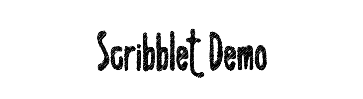 Scribblet Demo Font
