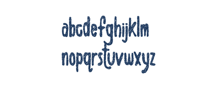 Scribblet Demo Lowercase