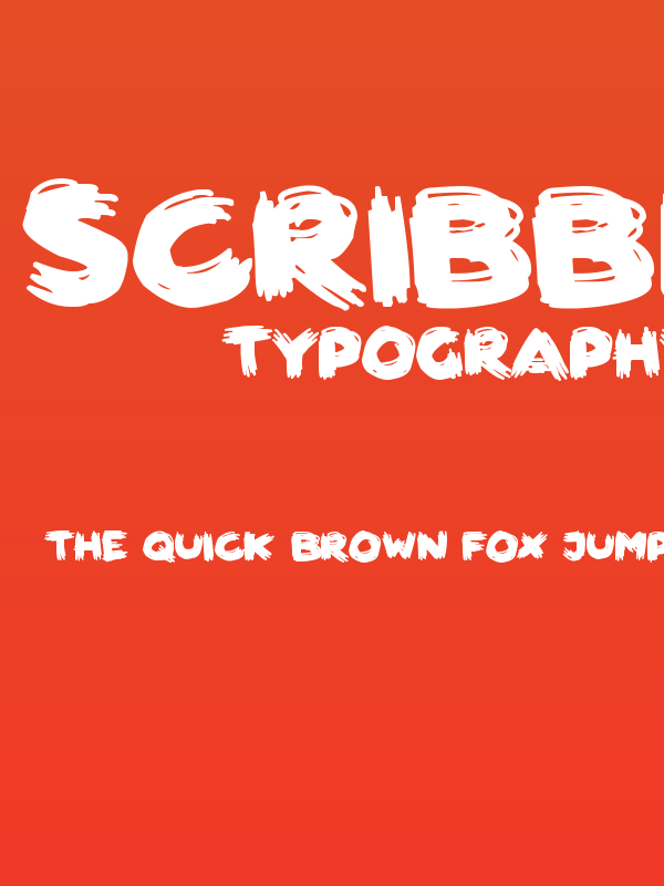 Scribbletastic Brush Poster