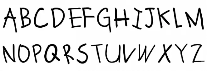 Scribeedoo Шрифта ВЕРХНИЙ
