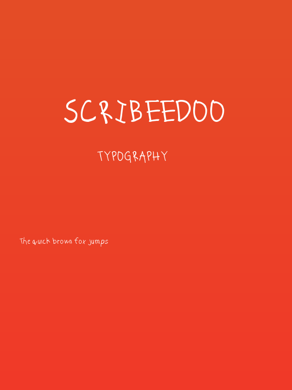 Scribeedoo Poster