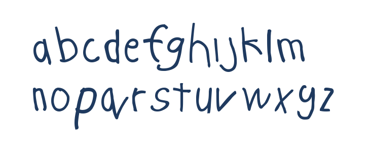 Scribeedoo Lowercase