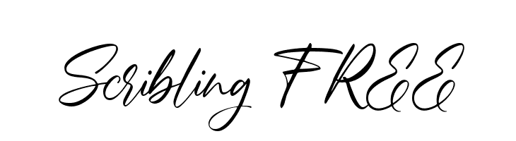 Scribling FREE  नि: शुल्क फ़ॉन्ट्स डाउनलोड