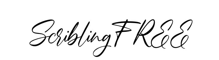 ScriblingFREE  नि: शुल्क फ़ॉन्ट्स डाउनलोड
