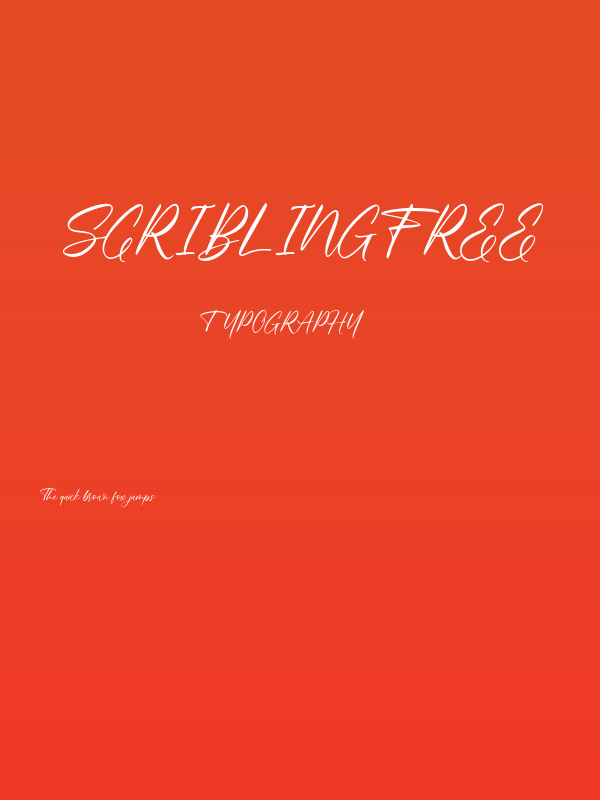 ScriblingFREE Poster