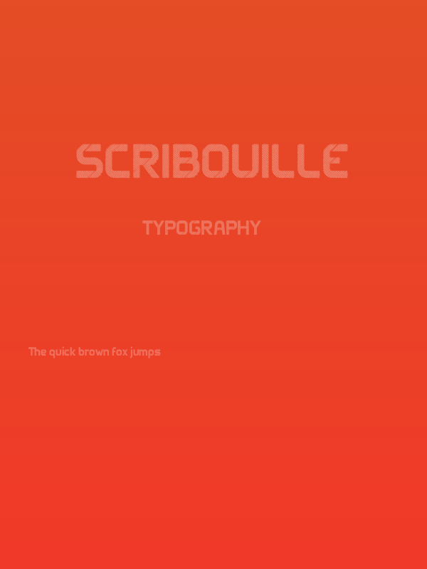 Scribouille Poster