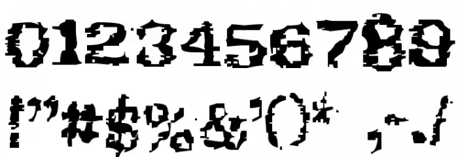 Scribs Font OTHER CHARS