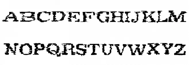 Scribs Caratteri MAIUSCOLE