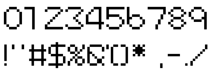 Scriftgame Font OTHER CHARS