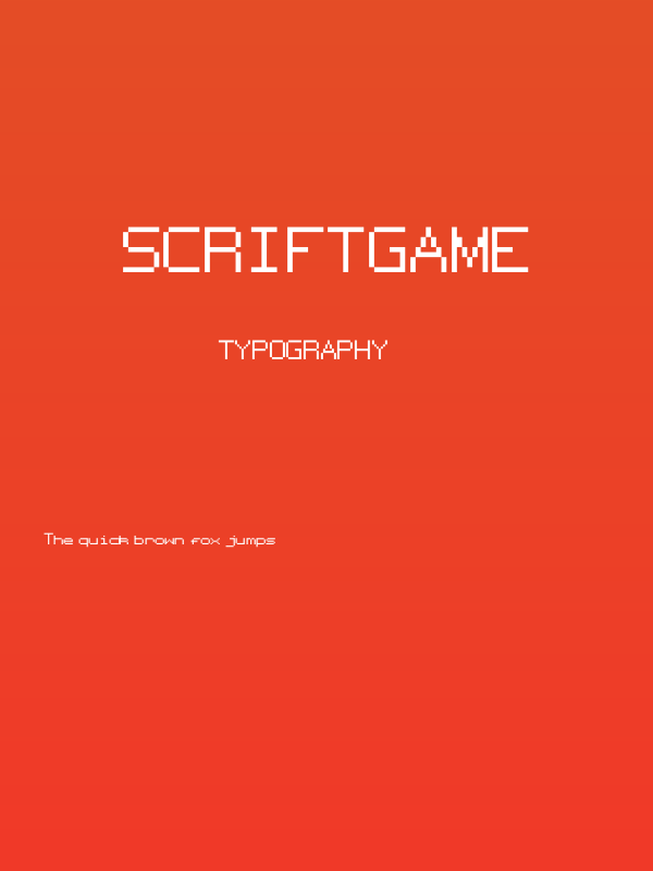 Scriftgame Poster