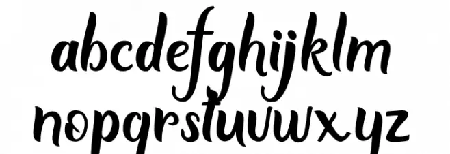 Script Mothers Fonte MINÚSCULAS