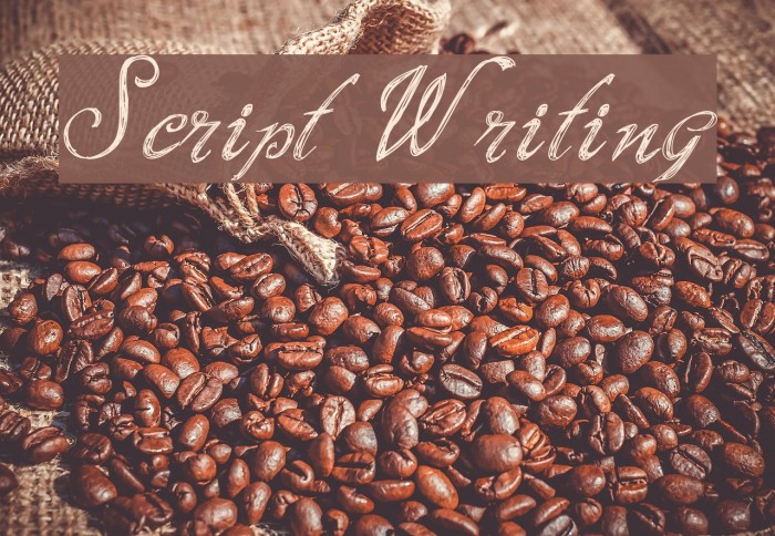 Script Writing Font examples