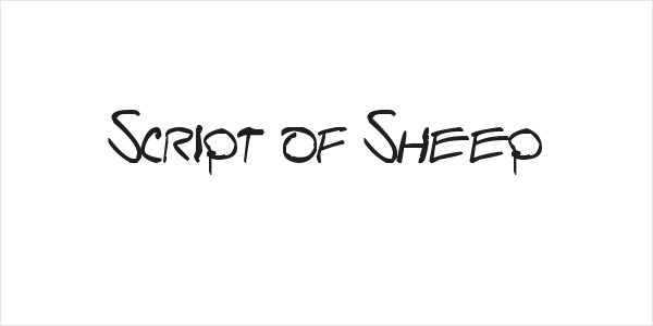 Script of Sheep Logo