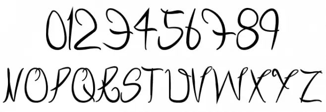 Script Шрифта ДРУГИЕ символов