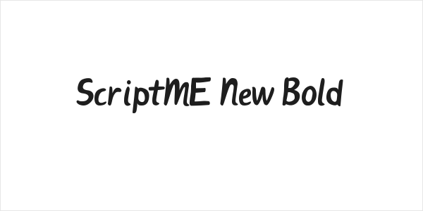 ScriptME New Bold Logo
